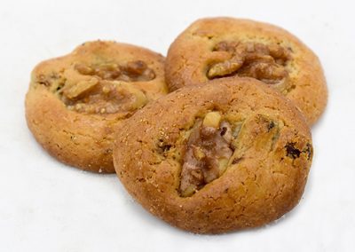 Tortitas de pasas y nueces